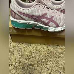 ASICS Women's Pink and Teal Athletic Shoes. NWT. Size 9.5